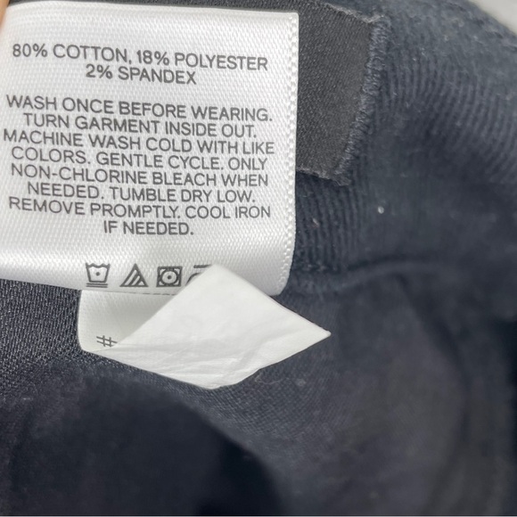 Express Straight Super High Rise Jeans Size 6 Distressed - Picture 10 of 11